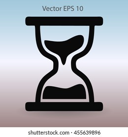 hourglass vector illustration