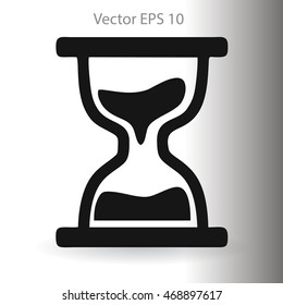 hourglass vector illustration