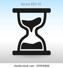 hourglass vector illustration