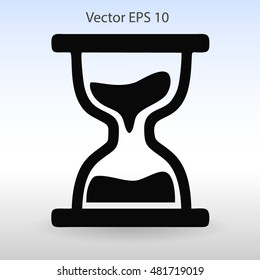 hourglass vector illustration