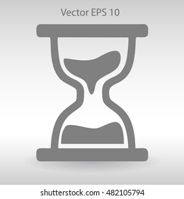 hourglass vector illustration