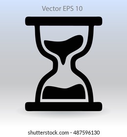 hourglass vector illustration