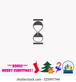 Hourglass  vector illustration.