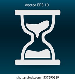 hourglass vector illustration