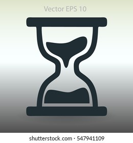 hourglass vector illustration