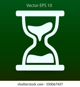 hourglass vector illustration