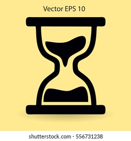 hourglass vector illustration