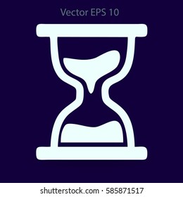 hourglass vector illustration