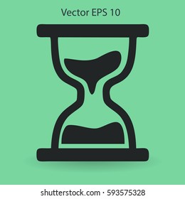 hourglass vector illustration