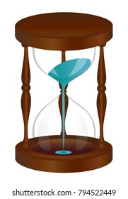 Hourglass vector illustration