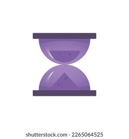 Hourglass vector illustration, Hourglass flat icon, sandclock