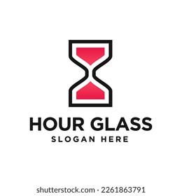 Design des Vektorgrafik-Hourglass-Designs