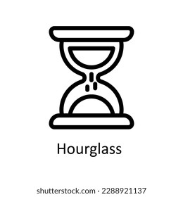 Hourglass  Vector   outline Icons. Simple stock illustration stock