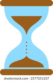 hourglass vector. time, hour, minute, second, symbol