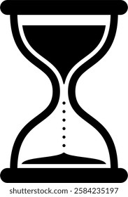 hourglass vector. time, hour, minute, second, symbol