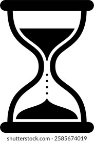 hourglass vector. time, hour, minute, second, symbol