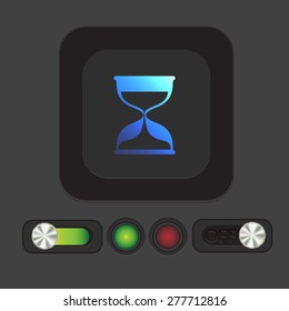 hourglass waiting, icon expectations