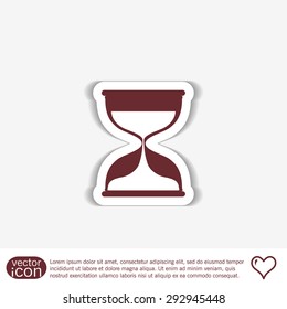 hourglass waiting, icon expectations