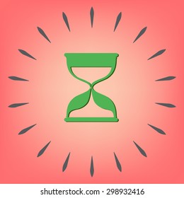 hourglass waiting, icon expectations