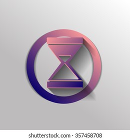 hourglass waiting, icon expectations