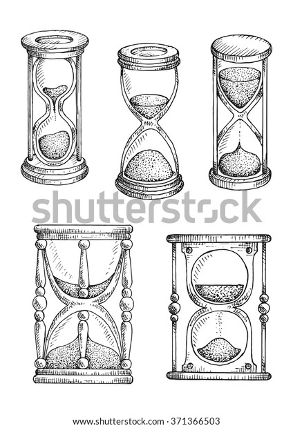 decorative hour glasses