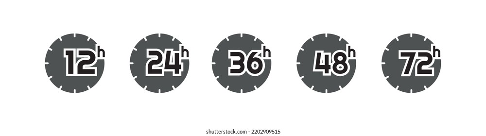flecha de reloj de horas en fondo blanco