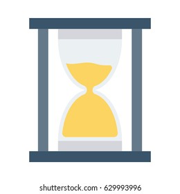 Hours Glass Vector Flat Icon