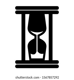 hours icon isolated sign symbol vector illustration - high quality black style vector icons
