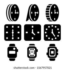 hours icon isolated sign symbol vector illustration - Collection of high quality black style vector icons
