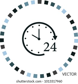 Hours icon, vector design element