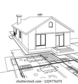 House 3D illustration