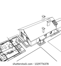 House 3D illustration