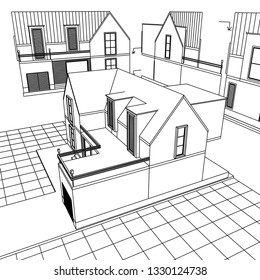 House 3D illustration