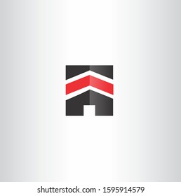 House Abstract Real Estate Logo Design Template for Company. Building Vector