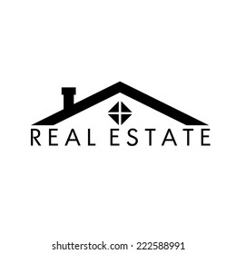 House abstract real estate vector design template