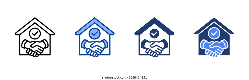 House Agreement-Symbol setzt mehrere Stilkollektionen fest