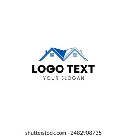 House Air Circulation Logo Design Vector 
