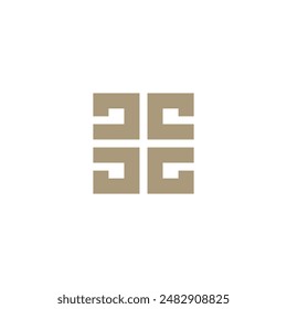 Vector de diseño de logotipo de circulación de aire doméstico 
