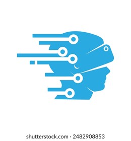 House Air Circulation Logo Design Vector 