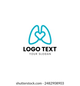 Vector de diseño de logotipo de circulación de aire doméstico 