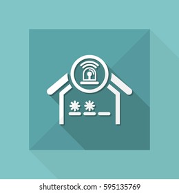 House alarm icon
