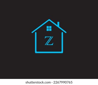 House Alphabet LOgo of Z