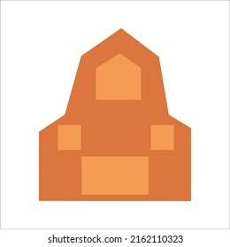 House for animals. Farm. Vector illustration isolated on white background.