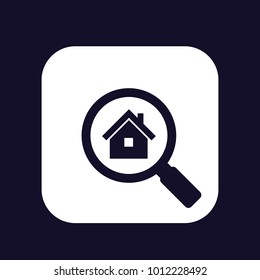 house, apartment search icon