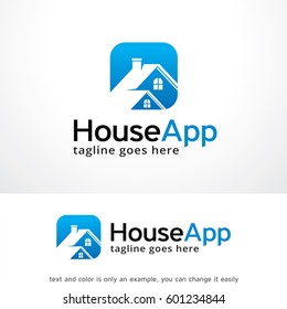 House App Logo Template Design Vector