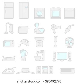 House appliances in color