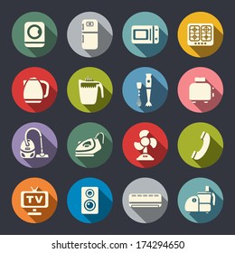 House appliances icon set