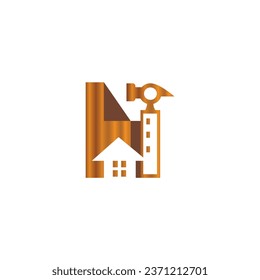 house architect building logo design abstract vector illustration
