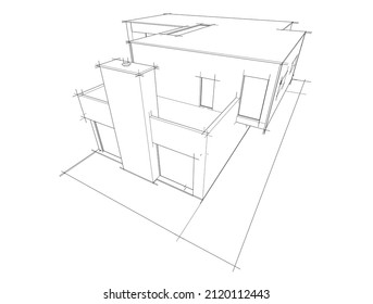 Hausarchitektur, Vektorgrafik