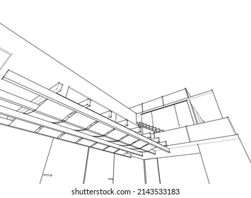 Hausarchitektur, Vektorgrafik 3D